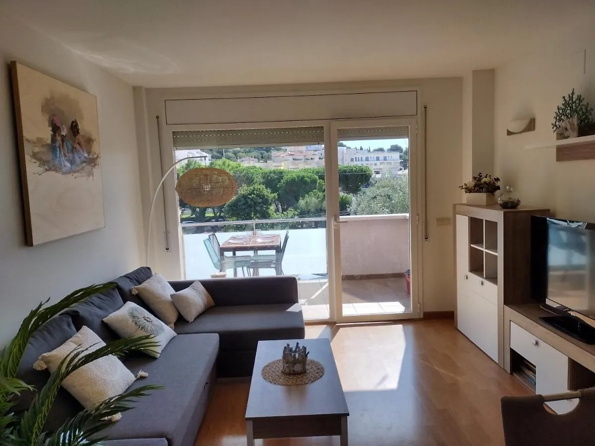 Apartamento Encantador Apartamento familiar 4 px con Terraza, Parking y Wi-fi en Llançà